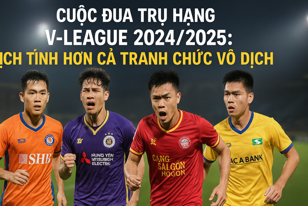 Tình Hình Bảng Xếp Hạng: Cách Nhau 4 Điểm, Quyết Định ồn Mệnh V-League 2024/2025